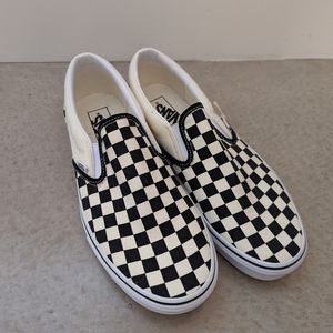 Men's Checkerboard slip-on Vans